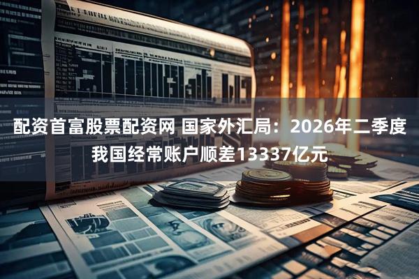 配资首富股票配资网 国家外汇局：2026年二季度我国经常账户顺差13337亿元