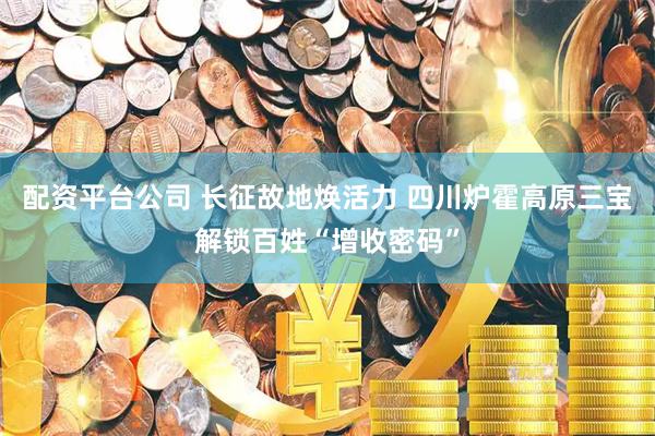 配资平台公司 长征故地焕活力 四川炉霍高原三宝解锁百姓“增收密码”